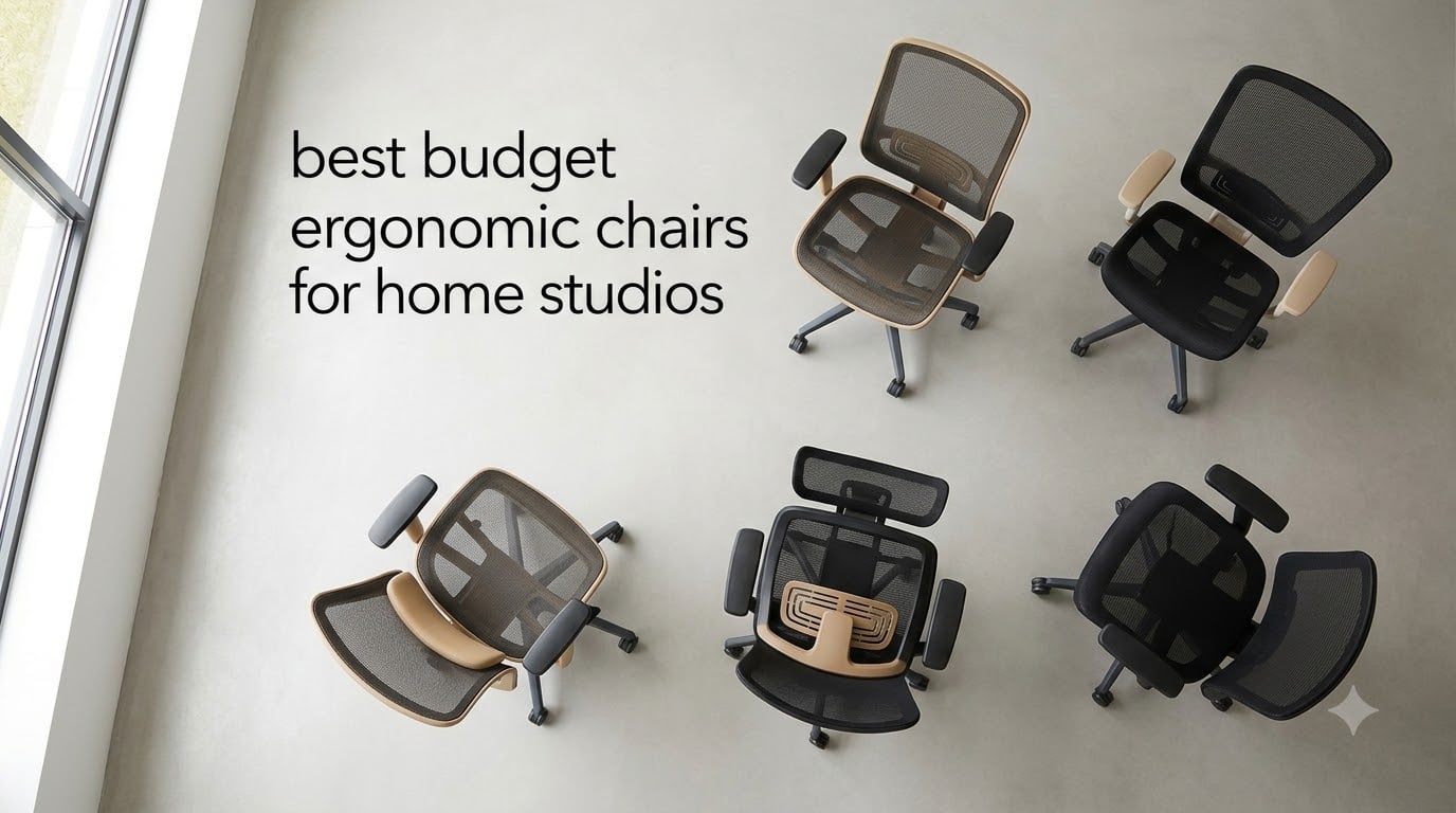 best budget ergonomic chairs for home studios