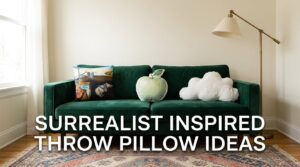 surrealist inspired throw pillow ideas