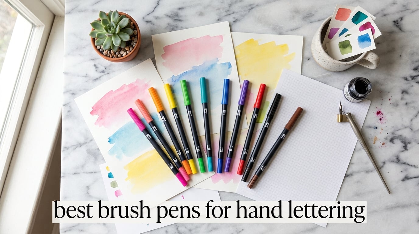 best brush pens for hand lettering