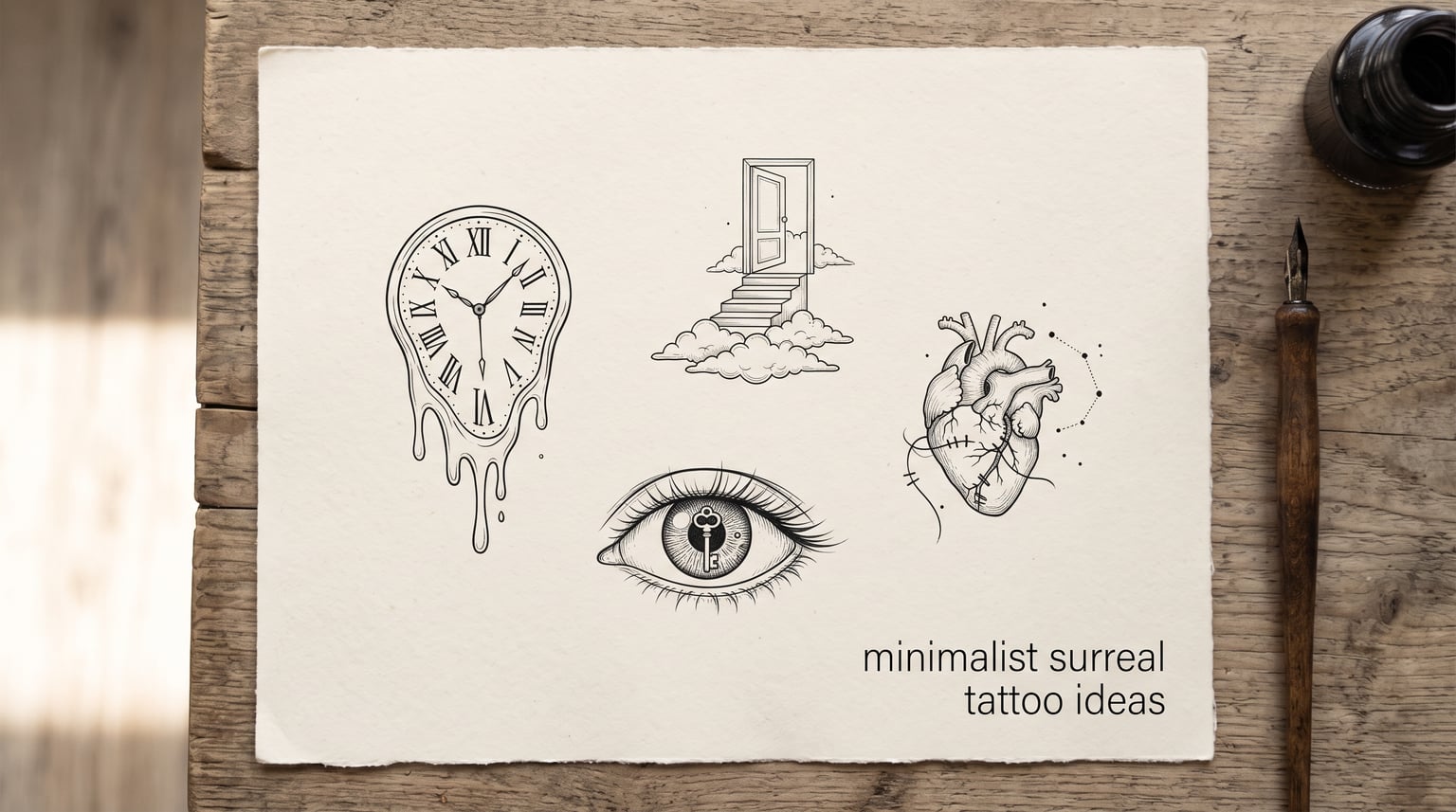 minimalist surreal tattoo ideas