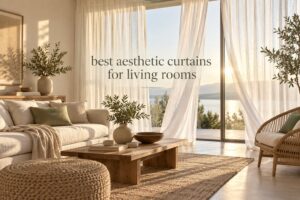 best aesthetic curtains for living rooms