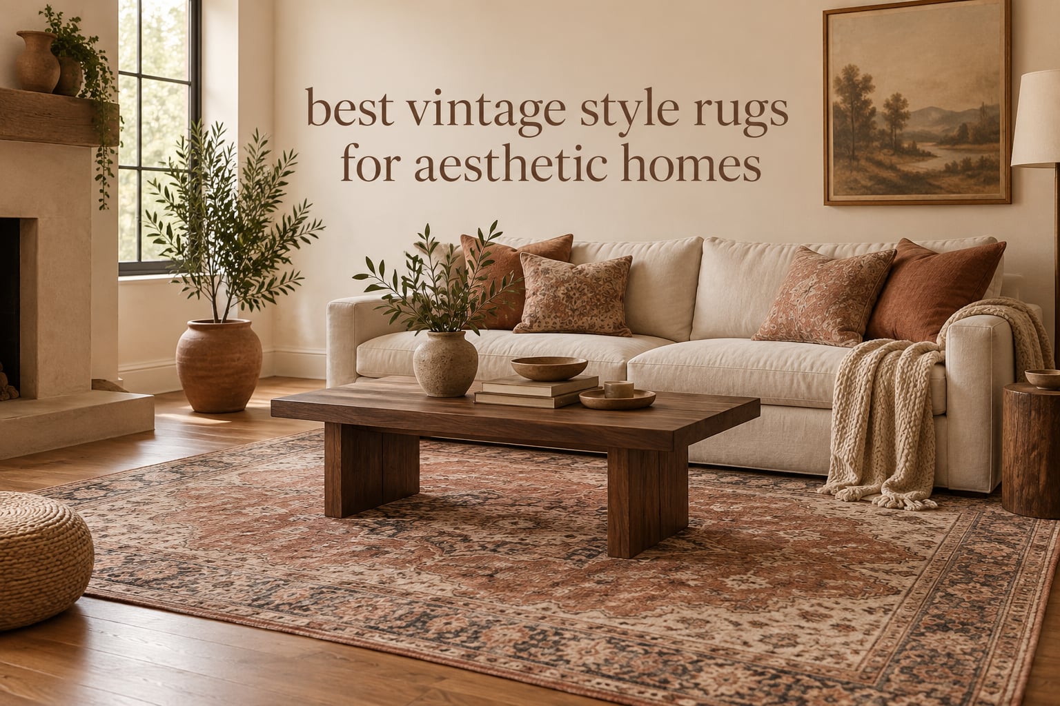 best vintage style rugs for aesthetic homes