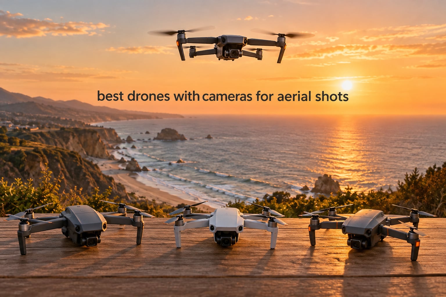 best drones with cameras for aerial shots