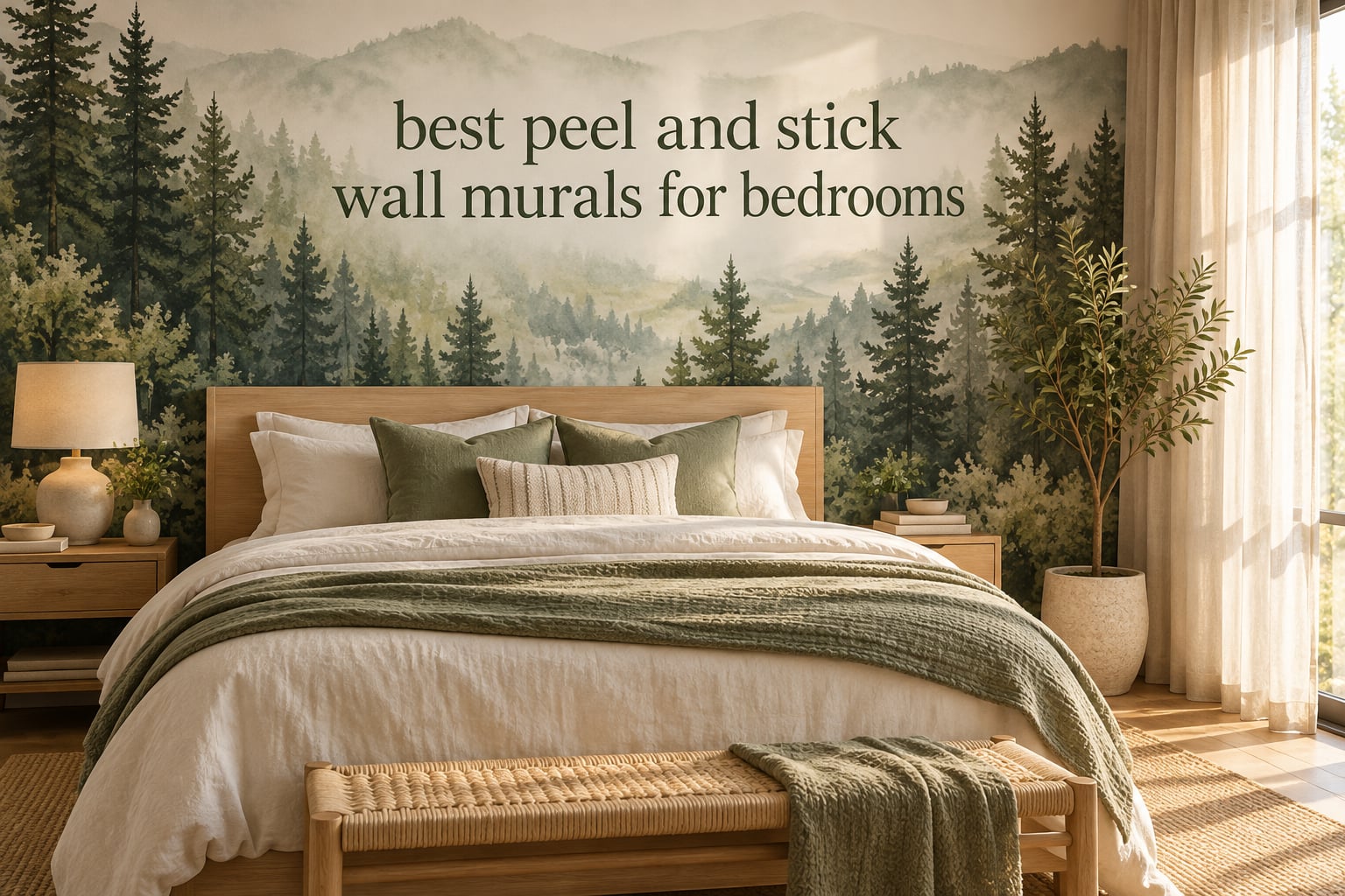 best peel and stick wall murals for bedrooms
