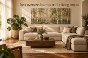 best oversized canvas art for living rooms