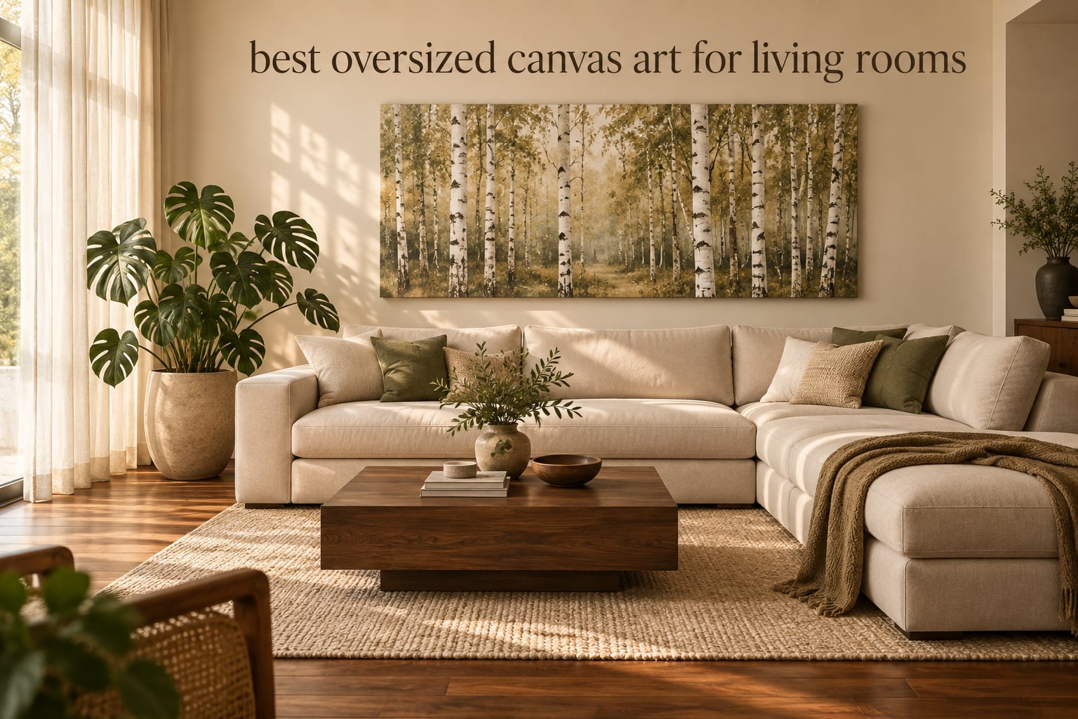 best oversized canvas art for living rooms