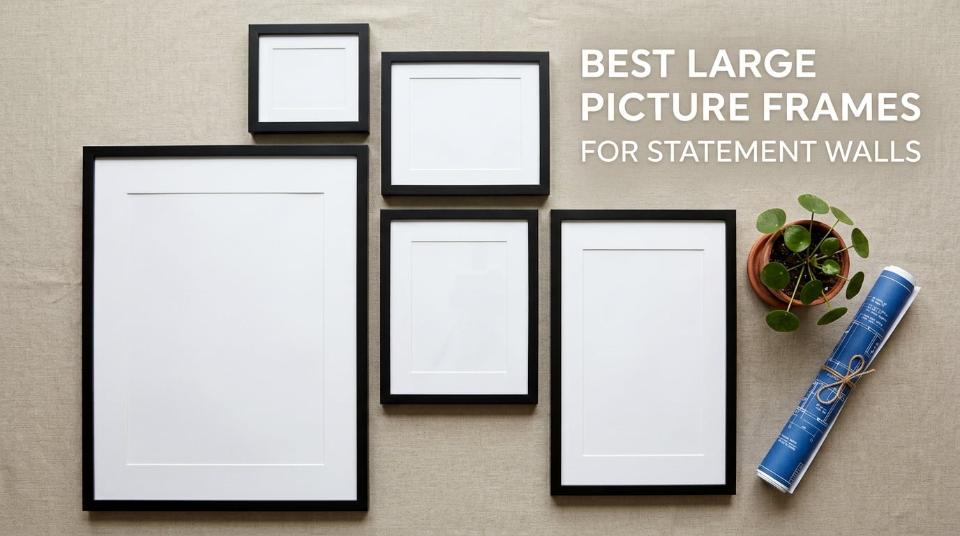 best large picture frames for statement walls