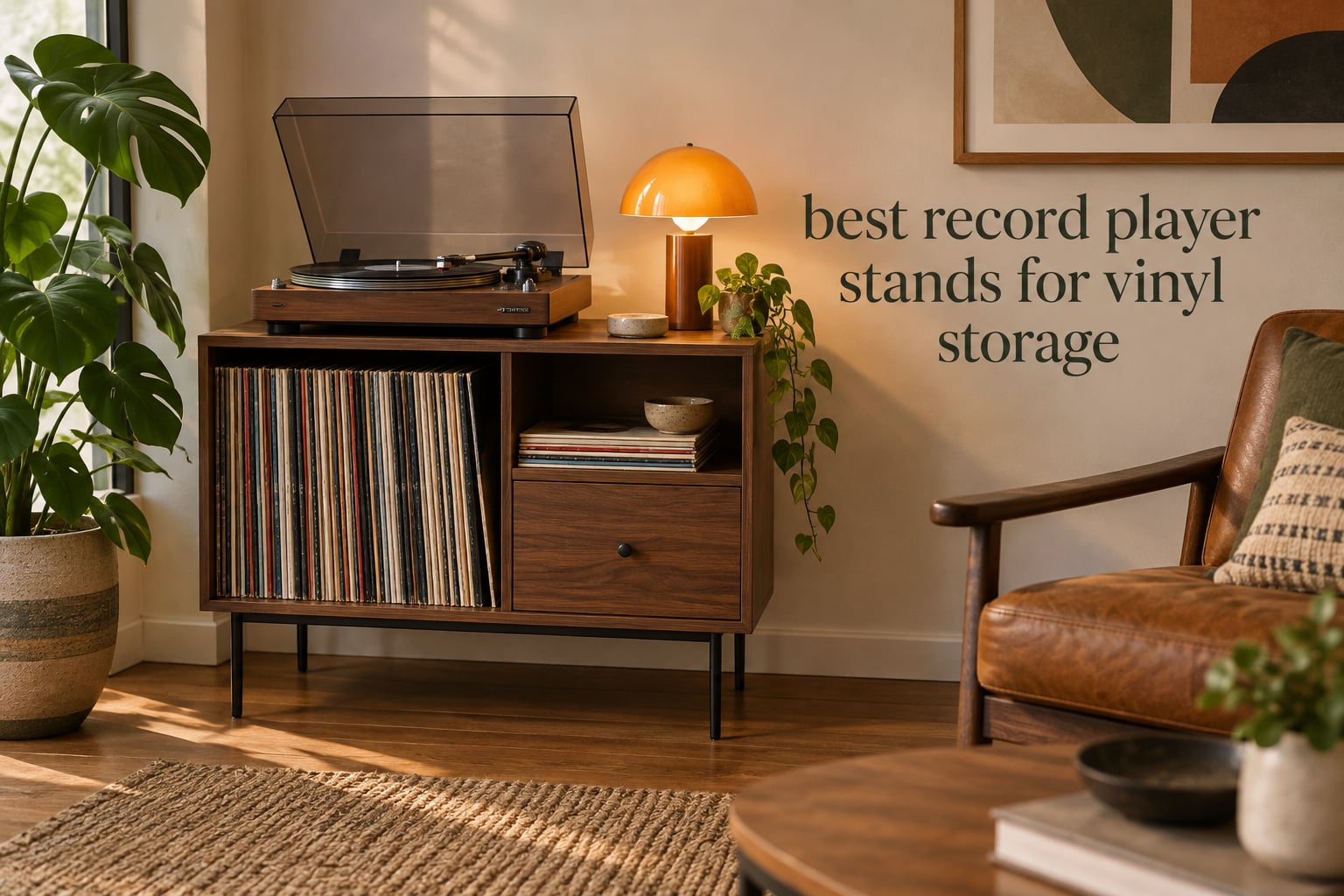 best record player stands for vinyl storage