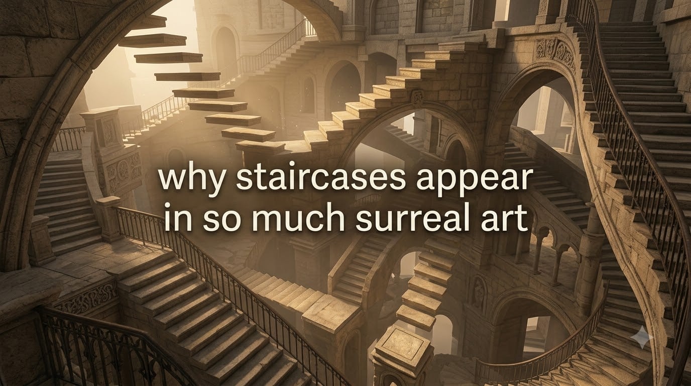 why staircases appear in so much surreal art