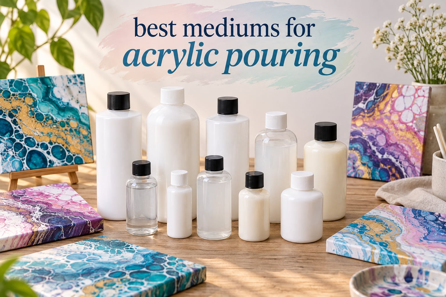 best mediums for acrylic pouring