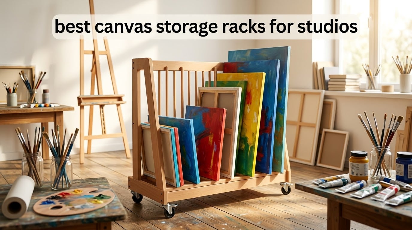 best canvas storage racks for studios