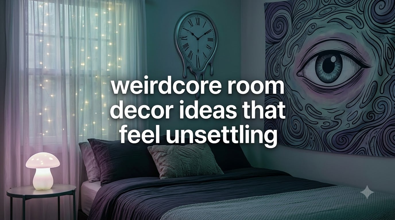 weirdcore room decor ideas that feel unsettling