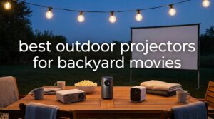 best outdoor projectors for backyard movies