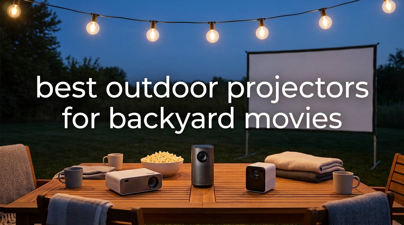 best outdoor projectors for backyard movies