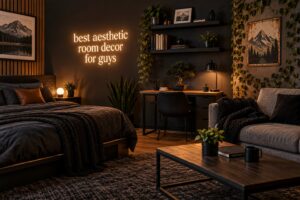best aesthetic room decor for guys