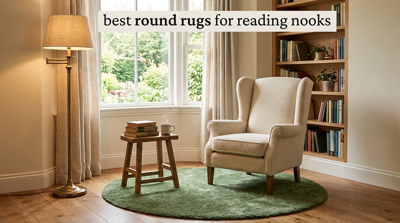 best round rugs for reading nooks