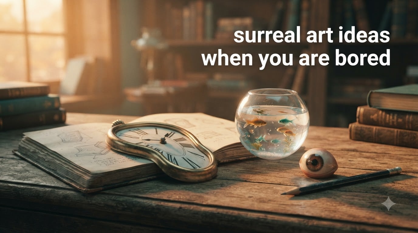 surreal art ideas when you are bored