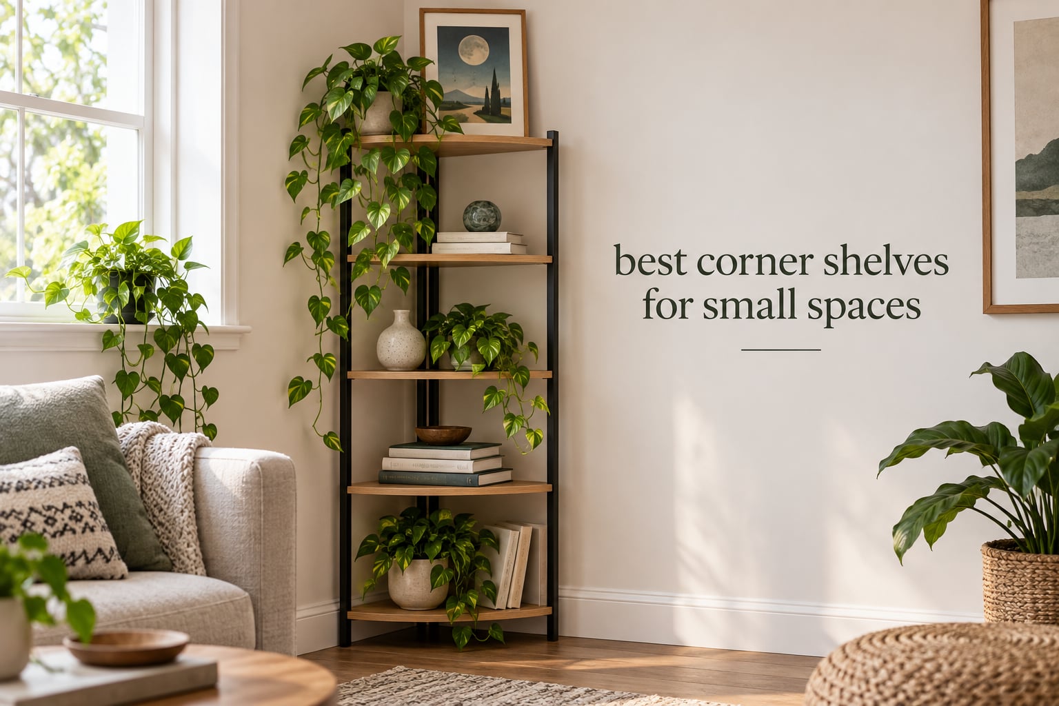 best corner shelves for small spaces