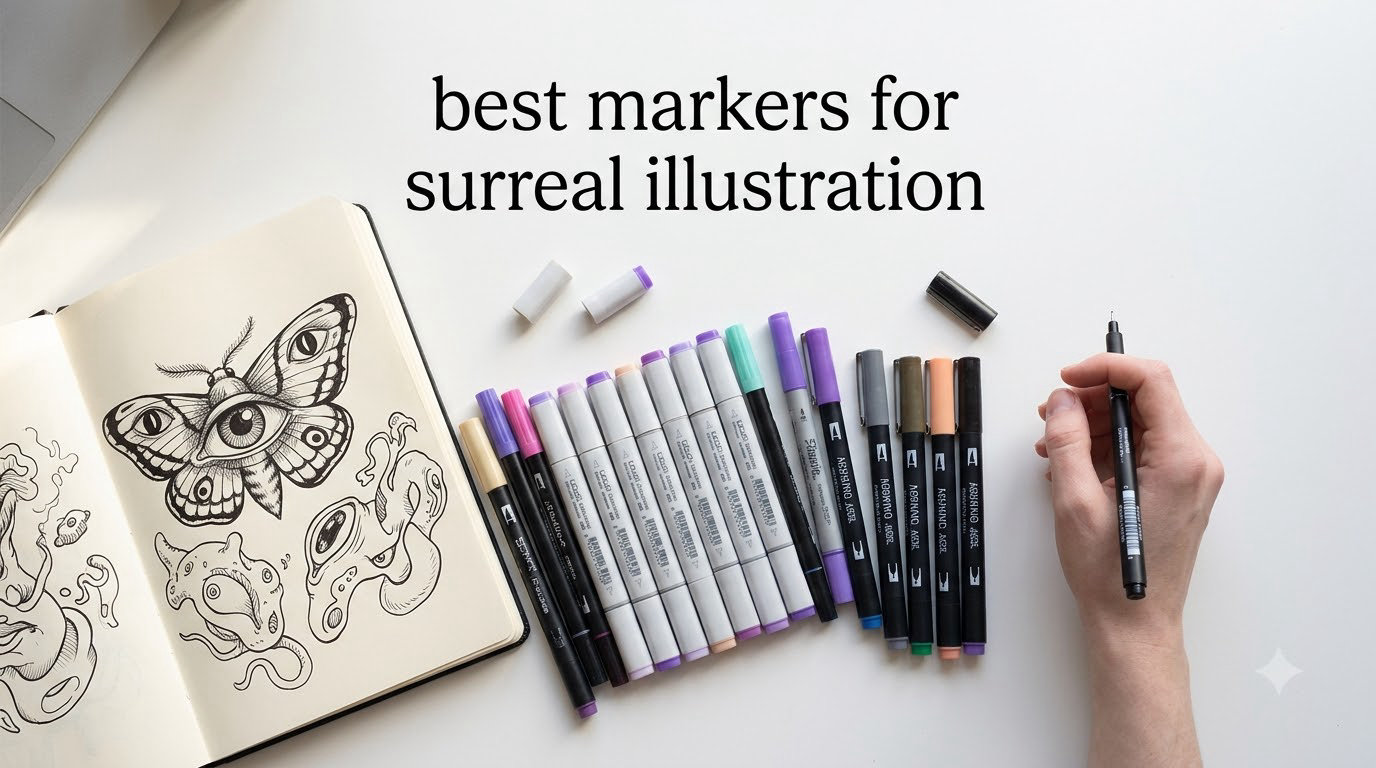 best markers for surreal illustration