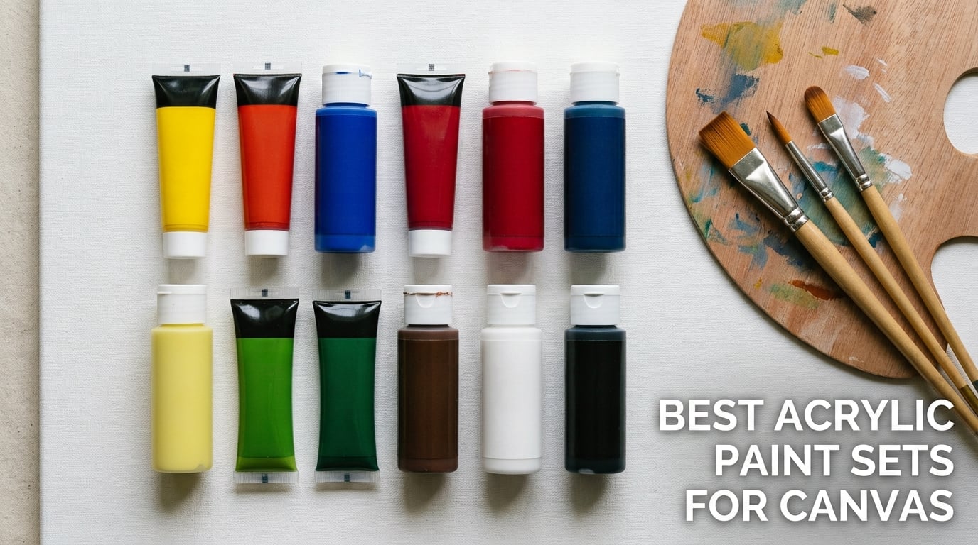 best acrylic paint sets for canvas