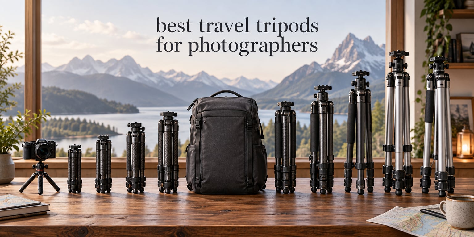 best travel tripods for photographers