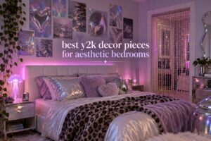 best y2k decor pieces for aesthetic bedrooms