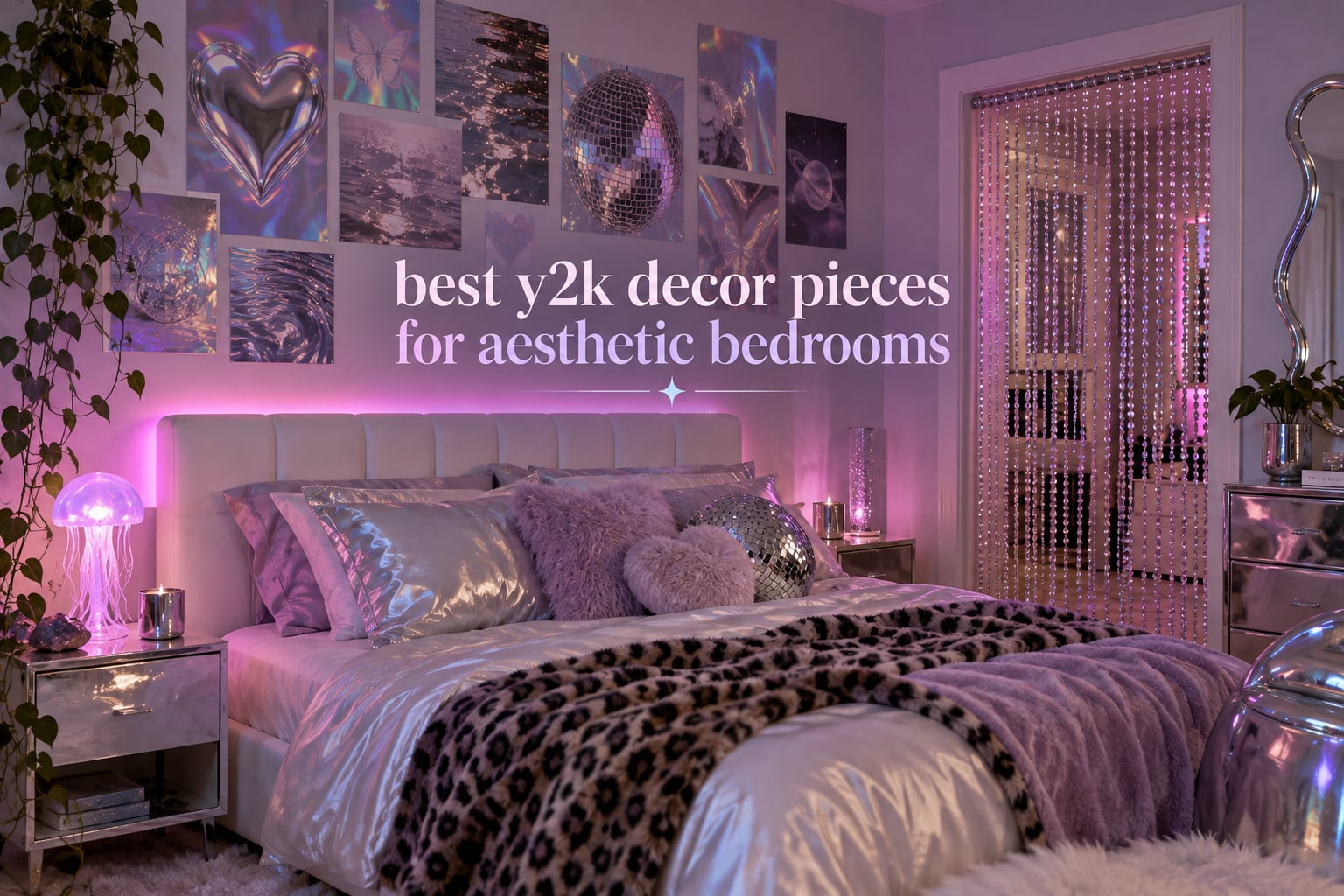 best y2k decor pieces for aesthetic bedrooms