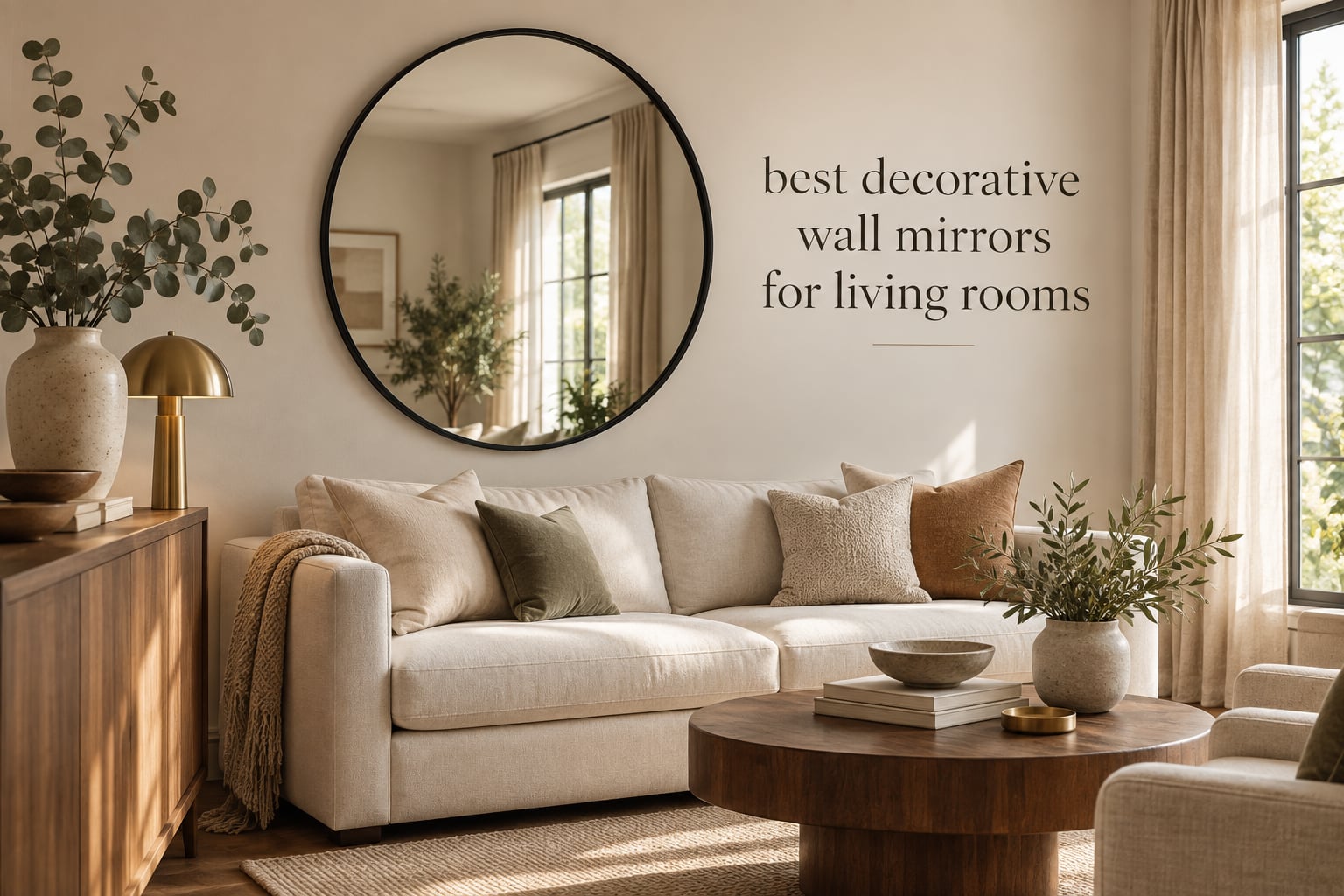 best decorative wall mirrors for living rooms