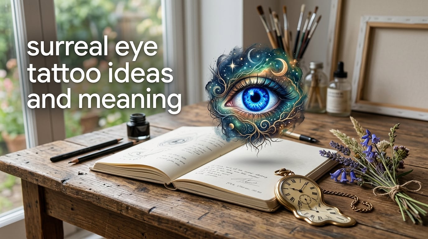 surreal eye tattoo ideas and meaning