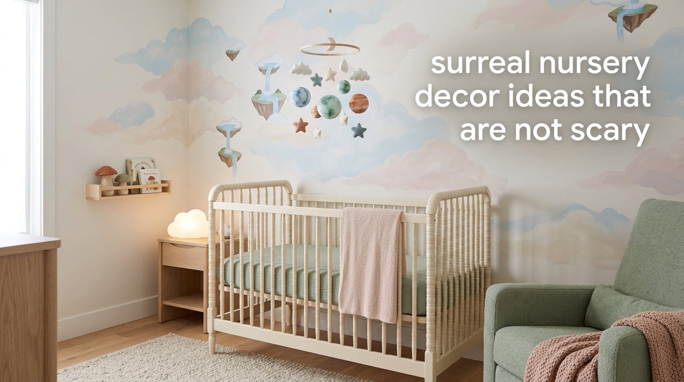 surreal nursery decor ideas that are not scary