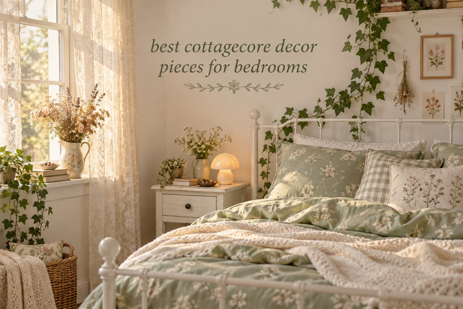 best cottagecore decor pieces for bedrooms