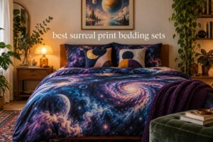 best surreal print bedding sets