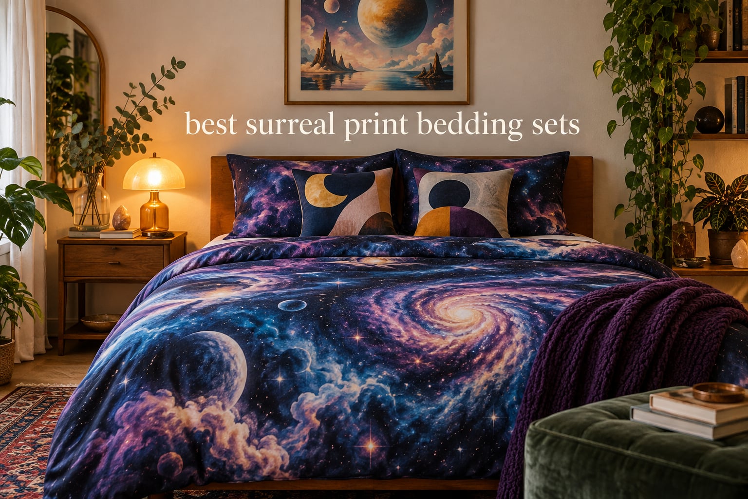 best surreal print bedding sets