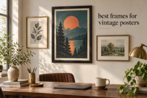 best frames for vintage posters