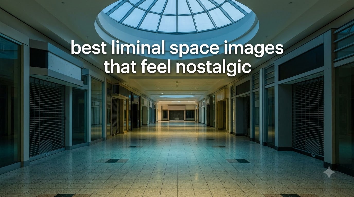 best liminal space images that feel nostalgic