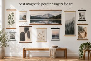 best magnetic poster hangers for art