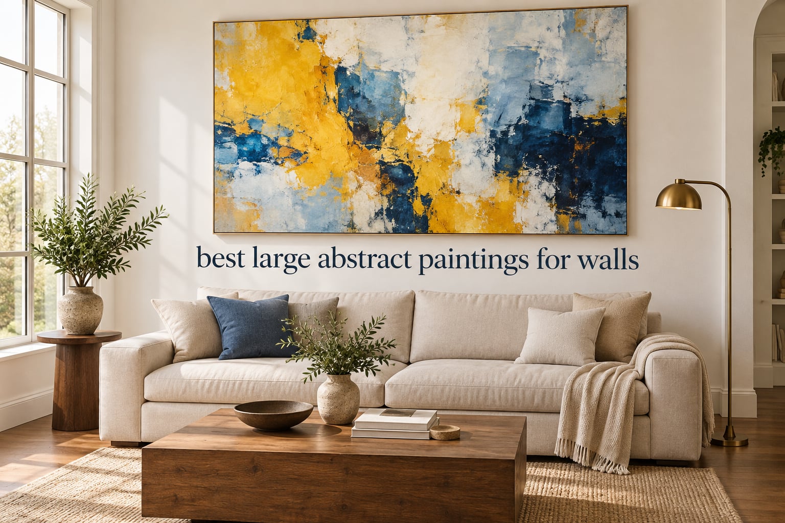 best large abstract paintings for walls