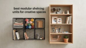 best modular shelving units for creative spaces