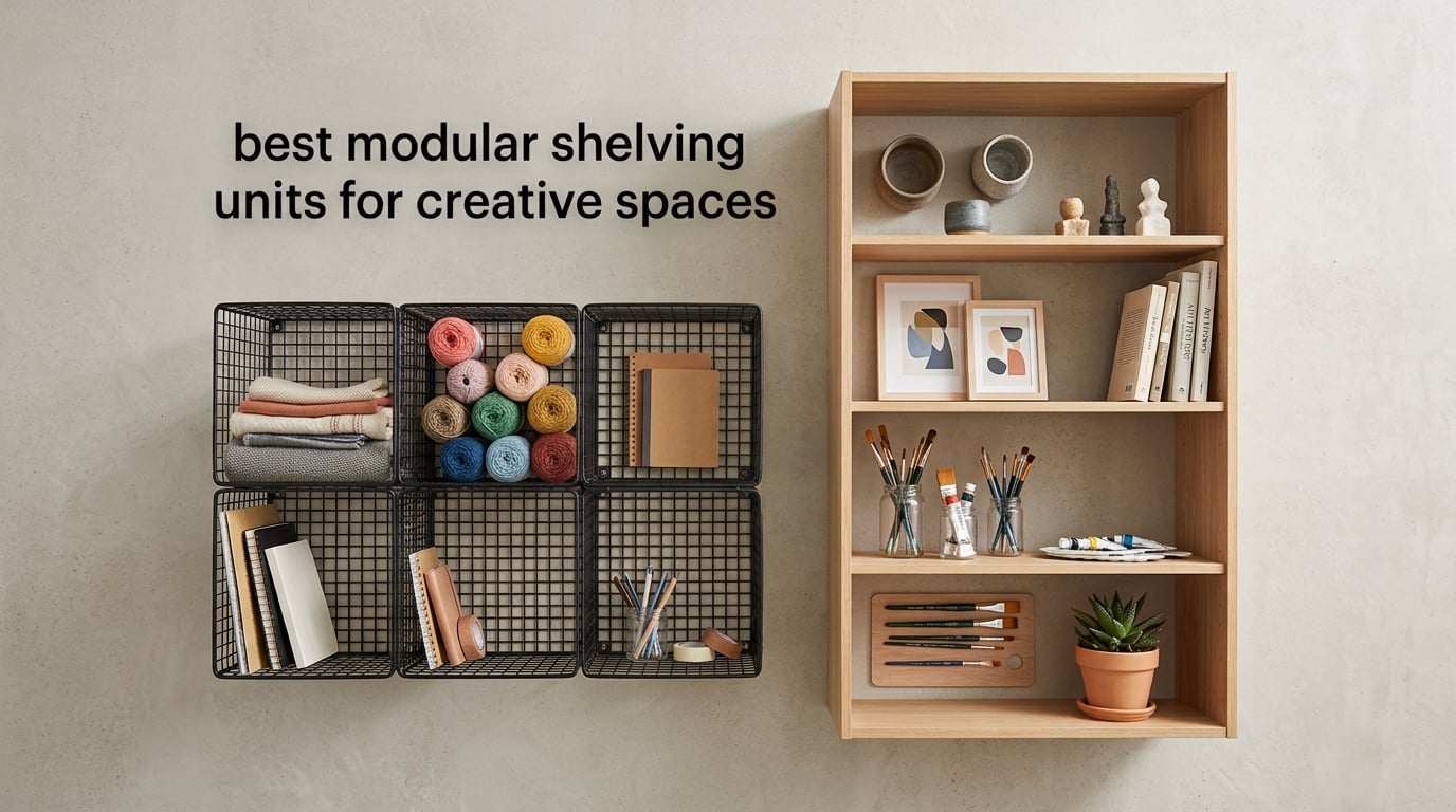 best modular shelving units for creative spaces