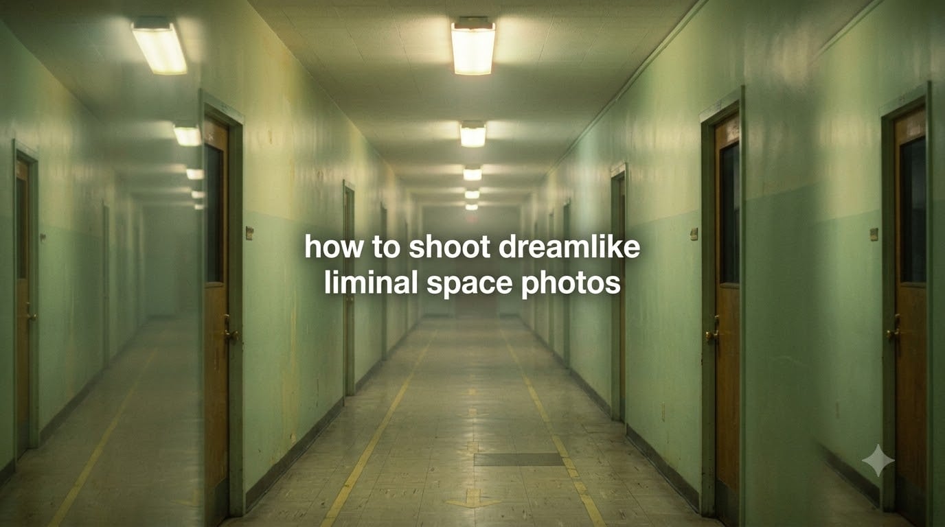 how to shoot dreamlike liminal space photos