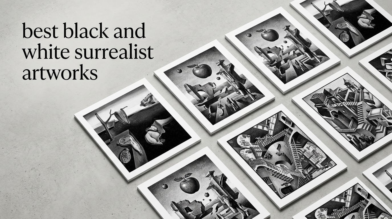 best black and white surrealist artworks