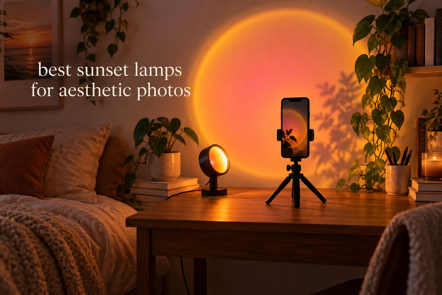 best sunset lamps for aesthetic photos