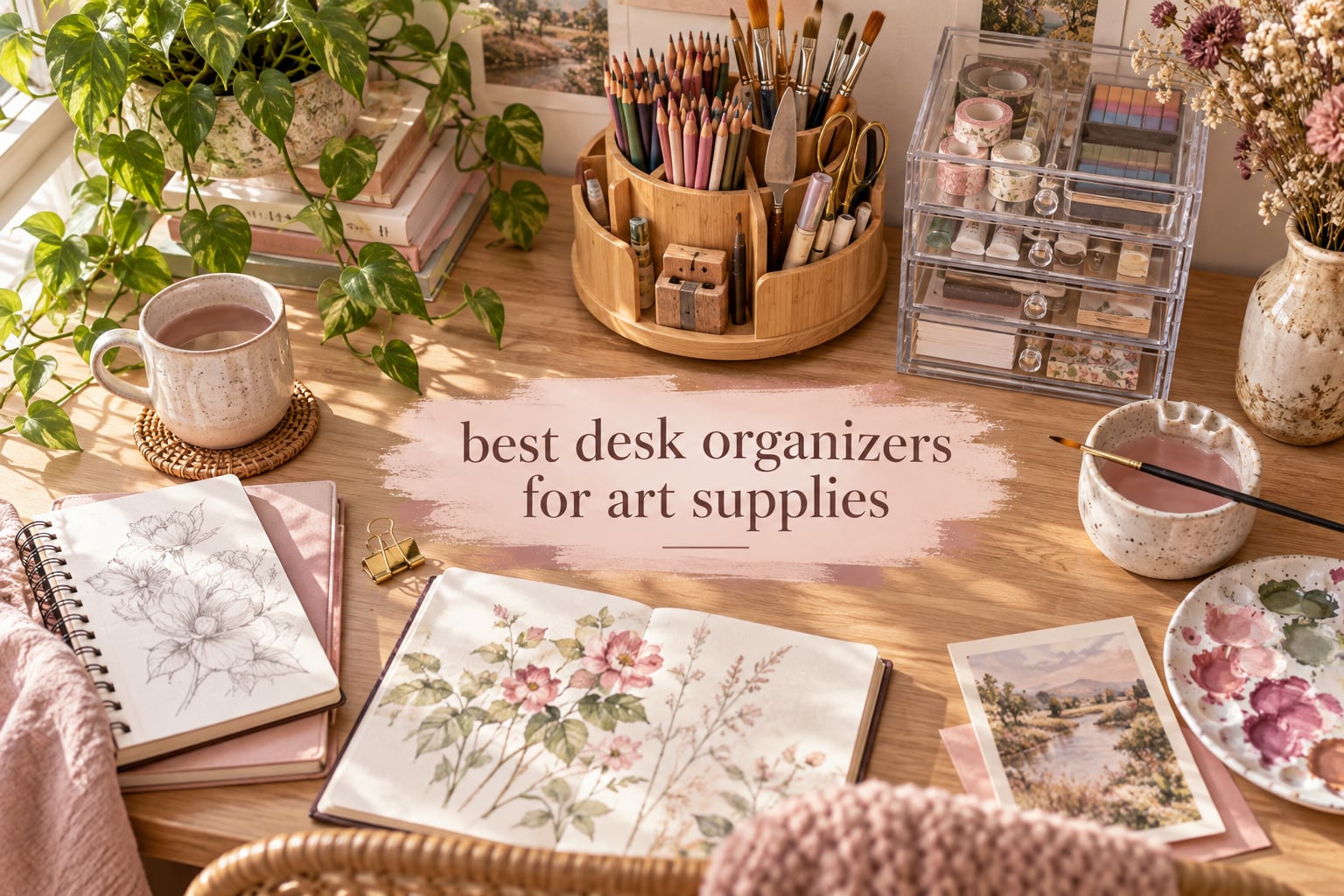 best desk organizers for art supplies