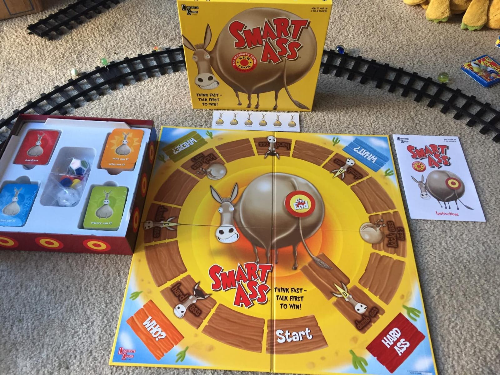 Smart Ass Fast-Paced Trivia Board Game for Families, Ages 12+ customer photo 1
