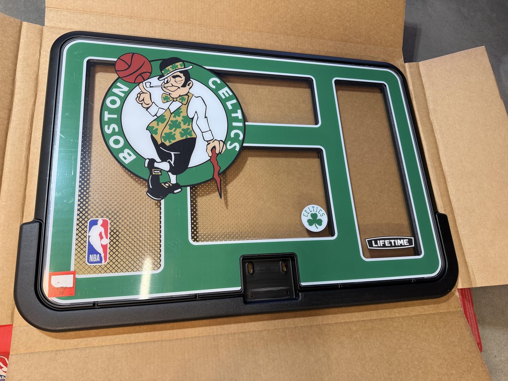 Lifetime Portable Basketball Hoop, Adjustable Height 7.5-10 Ft, 44 Inch Shatterproof Fusion Backboard, Base with Wheels customer photo 2