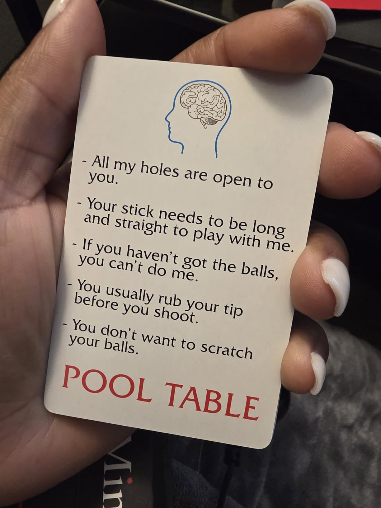 TDC Games Travel Dirty Minds Card Game for Adults, Party Game for Couples Date Night and Bachelorette Parties customer photo 2