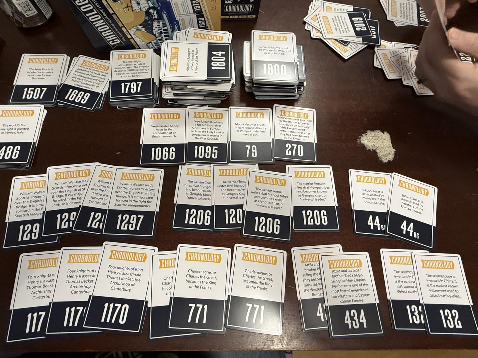 Buffalo Games - Chronology - The Game Where You Make History - Historical Timeline Trivia for 2+ Players, Ages 14+ customer photo 2