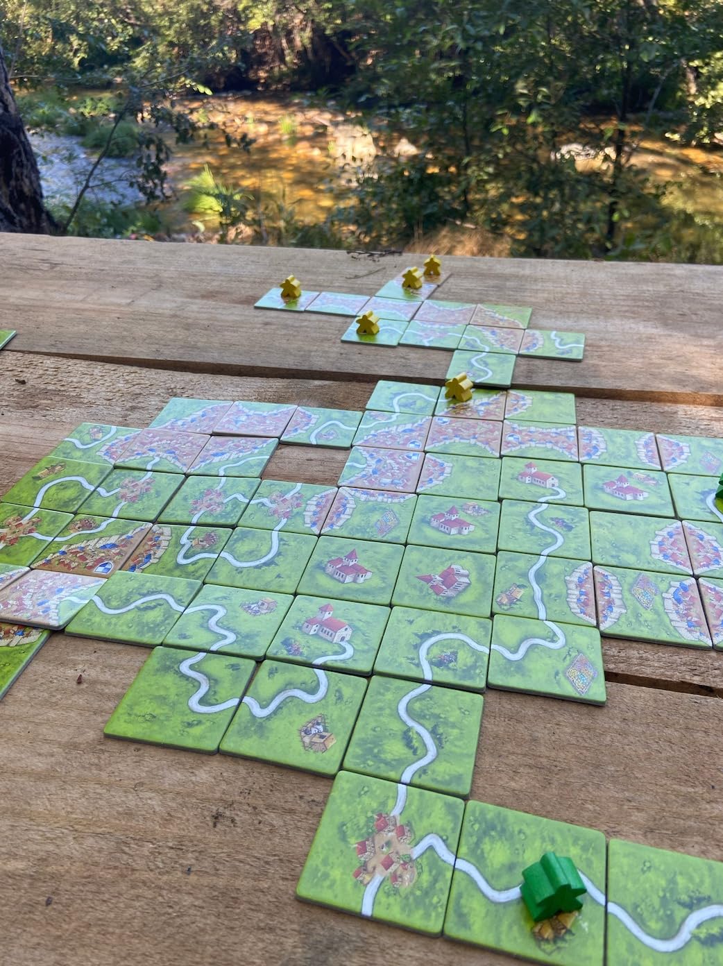 Carcassonne Tile Placement Strategy Board Game, 2-5 Players, 35 Min customer photo 1