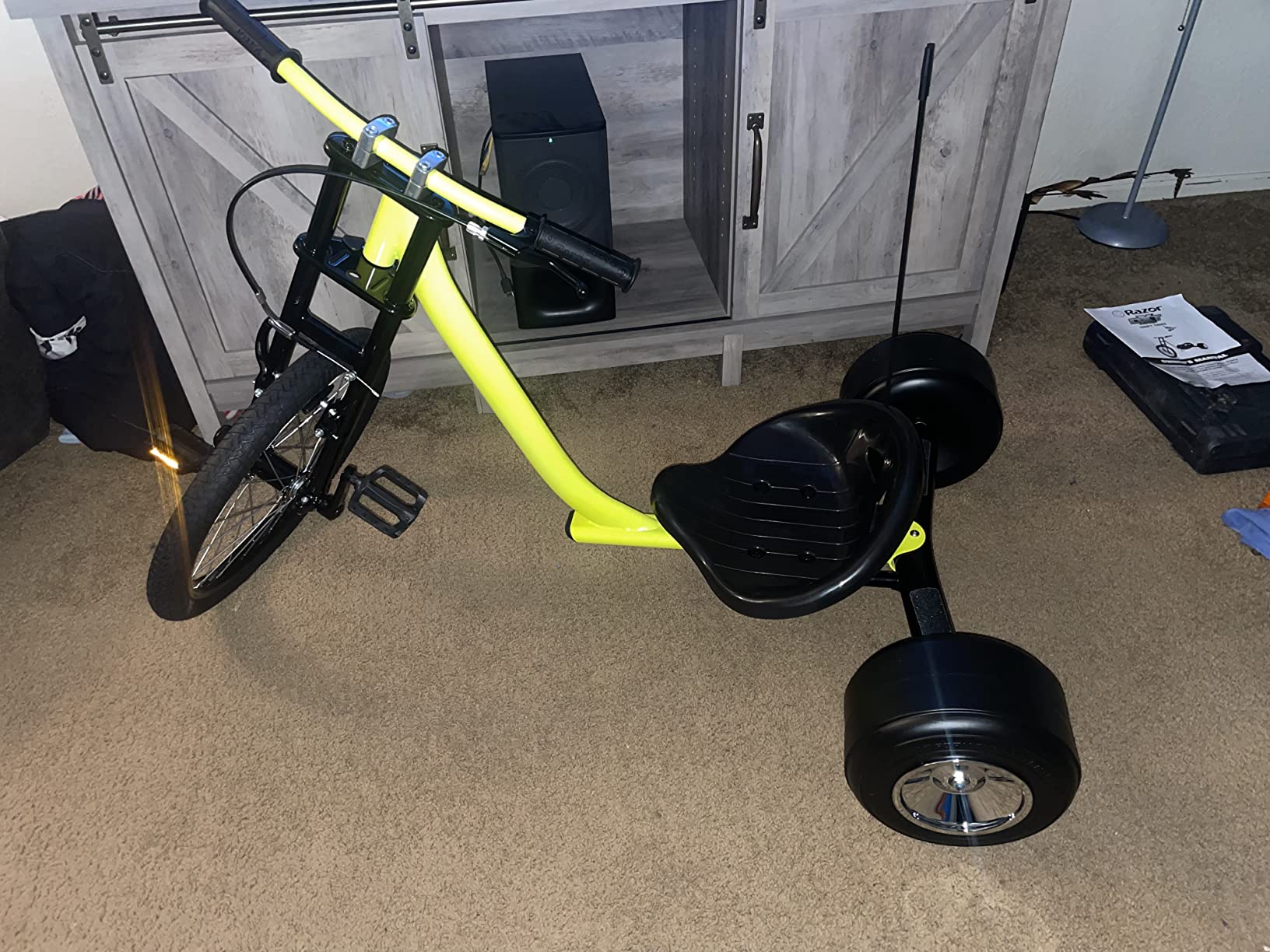 RipRider DXT Drift Trike | Pedal Drifting Tricycle (Yellow) customer photo 2