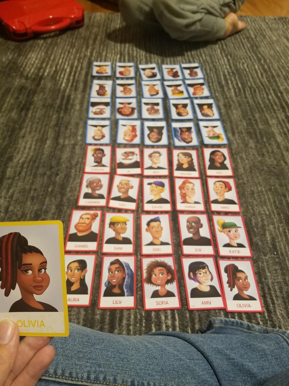 Hasbro Gaming Guess Who? Card Game for Kids, 2 Player Guessing Game, Fun Summer Activities, Vacation Travel Essentials, Ages 5+ customer photo 1